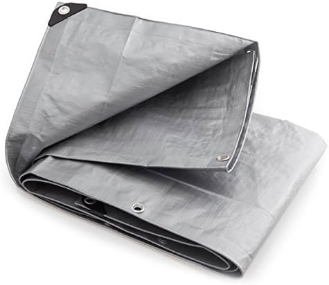 Heavy Duty Tarp in Silver, 50 ft. L x 30 ft. W (62 lbs.) 764815-OG-171079-O-869691