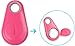 iMounTEK Mini Smart Anti-lost Alarm Wireless Bluetooth Remote GPS Tracker for Luggage Kids Keys Pets, Bonus Camera Shutter (Pink)