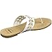 Alpine Swiss Womens Suede Lined Cutout T-Strap Flip Flop Thong Sandals