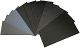 Aventurine 12pc Sandpaper 800-5000 Grit Wet Dry 9x3.6 Inch Auto Metal Wood view 8