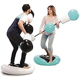Sharper Image Inflatable Push Bumpers for 2 Players, Train and Play, Indoor Outdoor Pedestal Sport, Fun Party Game for Adults, Backyard, Park or Beach