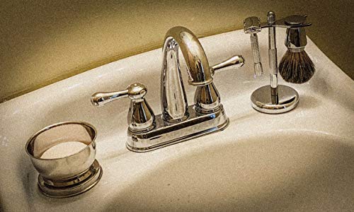 G.B.S Men’s Grooming Shaving Kit for Wet Shaving Butterfly DE Safety Razor, Shaving Brush, Chrome Soap Bowl, Shaving Soap, Brush and Razor Stand With DE Blades