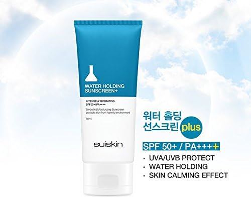 SUISKIN WATER HOLDING SUNSCREAN PLUS SPF50+/PA++++ with Free Gift by WhoseGoods