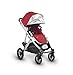 2018 UPPAbaby VISTA Stroller, Denny (Red/Silver/Black Leather)