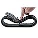 LJCCQ Leather Belts For Men Automatic Buckle Ratchet Genuine Soft Slide Holeless Belts Long 52
