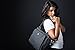 JuJuBe Be Classy Structured Multi-Functional Diaper Bag/Purse, Onyx Collection - Chrome