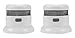 First Alert Atom Micro Photoelectric Smoke and Fire Alarm 2 Pack by First Alert
