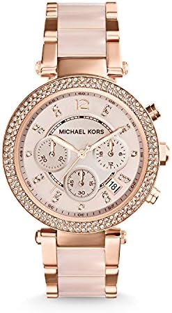 Amazon.com: Michael Kors Women's Lexington Watch, Three-Hand Tri