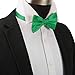 Green Bow Tie for Men St. Patrick's Day Bow Ties Leprechaun Bowtie