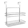 Over-Door-Organiser-Shelves-Two-Tier-Cupboard-Hanging-Basket-Wall-Mounted-Kitchen-Storage-Chrome-Cabinet-Shelves-Organiser-MW Over Door Organiser Shelves | Two Tier Cupboard Hanging Basket | Wall Mounted Kitchen Storage | Chrome Cabinet Shelves…