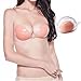 Wingslove Adhesive Bra Reusable Strapless Self Silicone Push-up Invisible Sticky Backless Bra(Nature,A Thin Thickness)