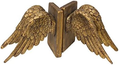 Roux Brands - Gold - Wings of Fiction Bookends