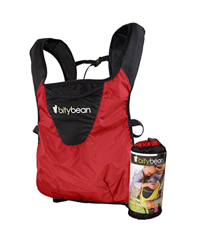 Bitybean UltraCompact Breathable Baby Carrier for Travel and Use in Pool and Ocean - RED - Thumbnail 4