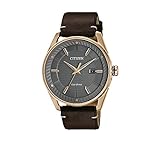 Citizen Men's Eco-Drive Leather Strap Watch