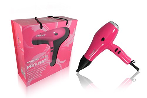 PROLISS Newest NANO Pro Hair Dryer 1800-2000W - Powerful Long-Life DC Motor (Pink)