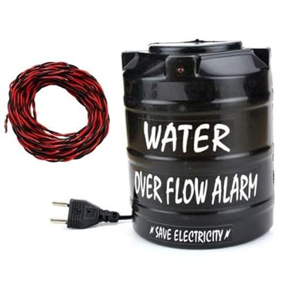 Aryshaa Plastic Water Over Flow Alarm with 15m Wire