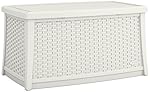 Suncast ELEMENTS Coffee Table with Storage, White