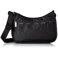LeSportsac Classic Hobo Handbag, Black, One Size