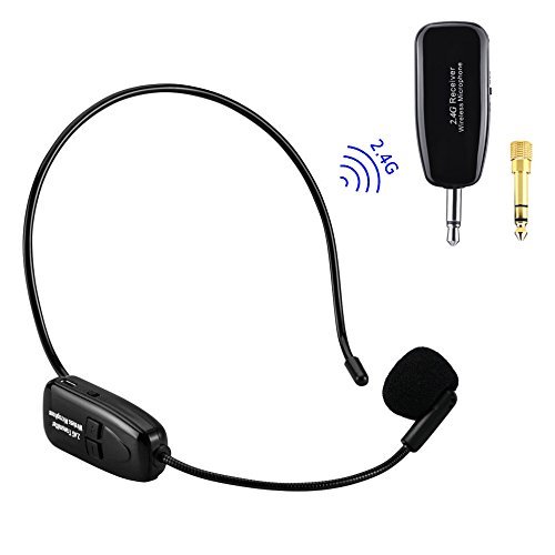 computer microphone with headset