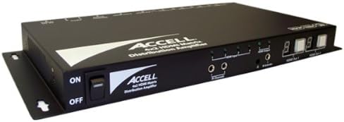 Accell K072C-012B UltraAV 4 x 2 HDMI Matrix and Distribution Amplifier
