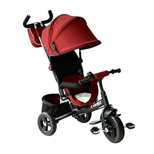 HOMCOM 3 EN 1 Triciclo para Niños +18 Meses Triciclo con Pedales