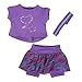Maplelea Canadian Girl You Go Girl! T-Shirt and Skirt Outfit for 18 Inch Doll Such as American Girl, Our Generation
