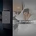 WiFi Smart Wall Touch Light Switch Glass Panel Wireless Remote Control by Mobile APP Anywhere Compatible with Alexa,Timing Function No Hub Required (Wall Switch 2 Gang)