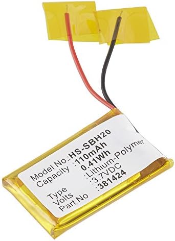 Headset HS-SBH20 Ultralast Lithium V: 3.7 (DT)
