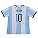 FWC Argentina Home Messi 10 futbol football soccer jersey & short (6-7 years)