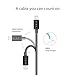 iPhone Cable SGIN,6FT Nylon Braided Cord Lightning Cable Certified to USB Charging Charger for iPhone 7,7 Plus,6S,6 Plus,SE,5S,5,iPad,iPod Nano 7 - Black White