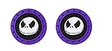 Disney NBC Bone Nightmare Before Christmas Jack Heavy Duty Rubber Auto Cup Holder Coaster 2pc