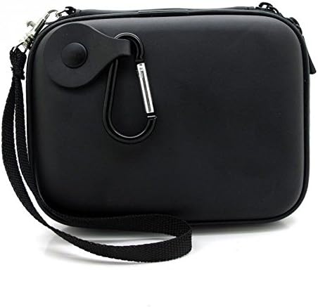 QZTELECTRONIC Hard EVA Shockproof Carrying Case Bag for Seagate Expansion, Wireless Plus / WD My Passport Wireless / Toshiba Canvio Basics / Transcend StoreJet M3, Portable External Hard Drive (Black)