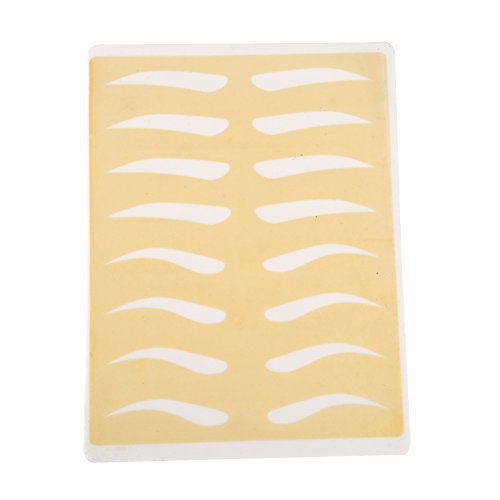 Fake Eyebrow Tattoo Practice Training Silicone Skin Sheet Pro 3D Makeup Eyebrow Tattoo Practice Skin