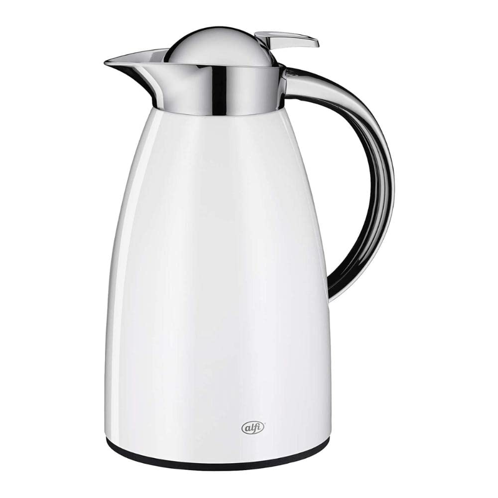 alfi Signo 1421211100 Insulation Jug - Varnished Stainless Steel - 1 l - Alpine White