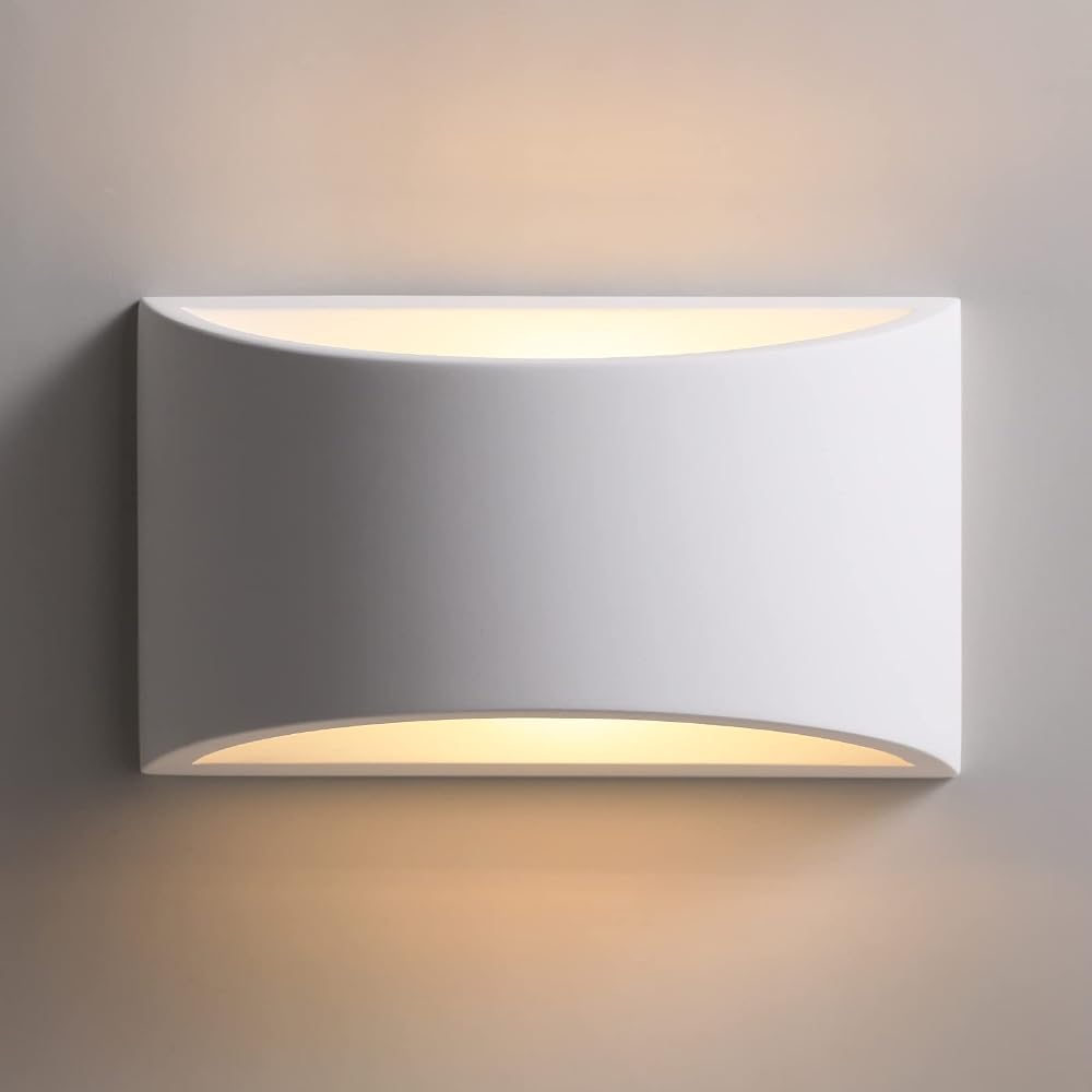 TLGREEN Indoor Plaster Wall Light Modern Wall Wash Lamp G9 LED 4000K Warm White