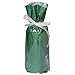 Gift Mate 21096-5 5-Piece Wine/Bottle Drawstring Gift Bags, Diamond Green