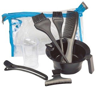 SIBEL Evolution 7-Piece Hairdresser Hair Dye Set - Black