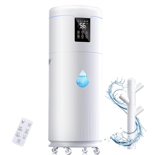 Photo 1 of 17L/4.5Gal Ultra Large Humidifiers for Bedroom 2000 sq ft, Quiet Humidifiers for Large Room, Tower Humidifier with 4 Mist Mode & Extension Tube for Home School Office Commercial Greenhouse Plants