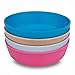 Creative Goods Bamboo Bowls - Eco Small Snack Container for Pasta, Cereal, Oatmeal - Non Toxic, No BPA, Biodegradable Safe for Kids Dinnerware - Gift for Baby Shower, Graduation - 4 Pieces