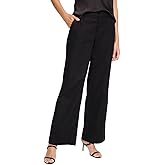 NIC+Zoe Womens 31" Linen Cotton Eliot Wide-Leg Pants