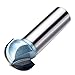 uxcell 3/4-inch Cutting Dia 1/2-inch Steel Shank 2-Flute Carbide Tipped Cove Core Box Router Bit