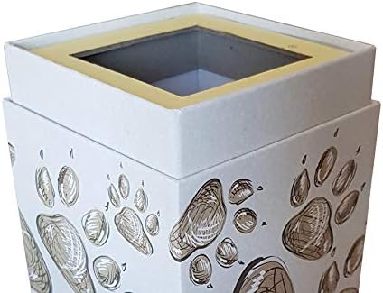 ScatterPod Staggered PawPrints Scattering Cremation Urn - Pet & Keepsake Twin Pack, 27.6 x 10.4 x 10.4cm - Image 4