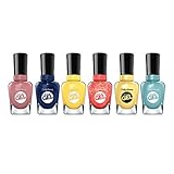 Sally Hansen Miracle Gel Summer Bright Shades Nail Polish Set, .5 Oz, Variety Pack
