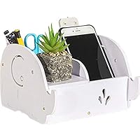 Cell Phone Stand, HomJoy Elephant Pencil Holder with Phone Holder Desk Organizer Desktop Pen Pencil Mobile Phone Bracket Stand Storage Pot Holder Container Stationery Box Organizer