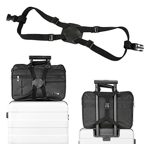 Luxebell Add A Bag Luggage Straps, Suitcase Belt Travel Accessories (Bungee Strap) - Thumbnail 4