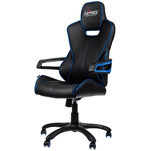 Cadeira Gamer Nitro Concepts E200 Black Blue NC-E200R-BB