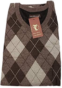 St. Patrick 3X Mens Sweater Vest Brown 
