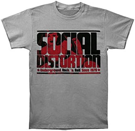Social Distortion Men's T-shirt XX-Large Grey