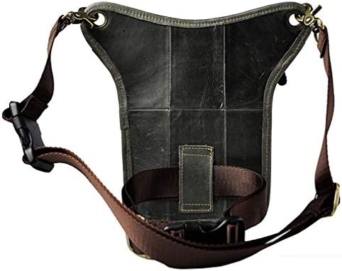 Black outdoor leg bag with multiple compartments for day travel, priced at $31.58 as of August 9, 2023.