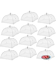 Simply Genius Large and Tall 17x17 Pop-Up Mesh Food Covers Tent Umbrella for Outdoors, Screen Tents Protectors for Bugs, Reusable and Collapsible